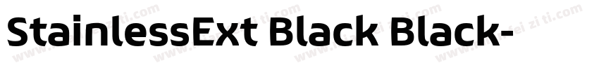 StainlessExt Black Black字体转换